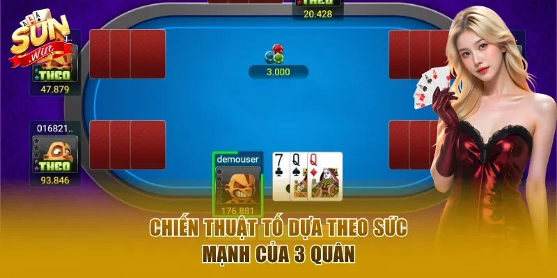 Chiến thuật tố dựa theo sức mạnh của 3 quân