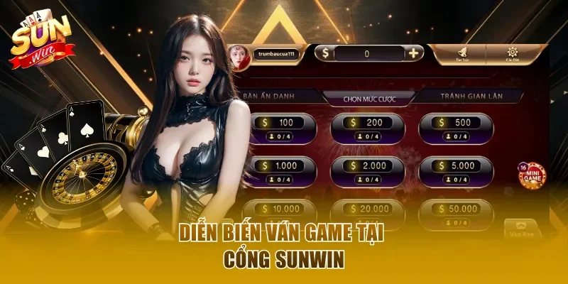 Diễn biến ván game tại cổng Sunwin