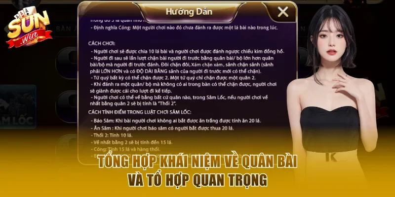 Tổng hợp khái niệm về quân bài và tổ hợp quan trọng